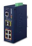 PLANET IGS-5225-4P2S network switch Managed L2+ Gigabit Ethernet (10/100/1000) Power over Ethernet (PoE) Blue image
