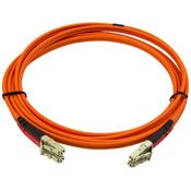 StarTech.com 2m Fiber Optic Cable - Multimode Duplex 50/125 - LSZH Fiber Jumper Cord - LC/LC image