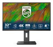 Philips 3000 series 32B1N3800/00 computer monitor 81.3 cm (32") 3840 x 2160 pixels 4K Ultra HD LCD Black image
