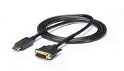StarTech.com 6ft (1.8m) DisplayPort to DVI Cable, DisplayPort to DVI Adapter Cable, Passive DP to DVI-D Video Converter, 1080p - Replacement for DP2DVIMM6 image