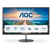 AOC V4 Q32V4 computer monitor 80 cm (31.5") 2560 x 1440 pixels 2K Ultra HD LED Black image