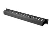 Digitus Cable Management Panel with detachable cover for 483 mm (19“) cabinets, 1U image