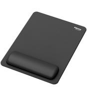 Fellowes Breyta XL Mouse Mat Wrist Rest XL Mouse Pad Wrist Support with Antibacterial Protection Ergonomic Mouse Mat Black image