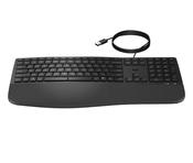 HP 485 CFT WD KBD keyboard Office USB Black image