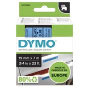Dymo 45806/S0720860 DirectLabel-etikettes black on blue 19mm x 7m for Dymo D1 6-19mm/24mm/400 Duo image