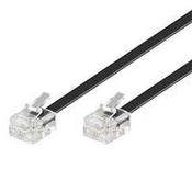 Microconnect MPK191 telephone cable 15 m Black image