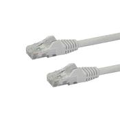StarTech.com 10m CAT6 Ethernet Cable - White CAT 6 Gigabit Ethernet Wire -250MHz 100W PoE RJ45 UTP Network/Patch Cord Snagless w/Strain Relief Individually Tested image