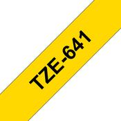Brother TZE-641 DirectLabel black on yellow Laminat 18mm x 8m for Brother P-Touch TZ 3.5-18mm/36mm/6-18mm/6-24mm/6-36mm image