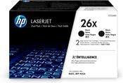 HP CF226XD/26X Toner cartridge high-capacity twin pack, 2x9K pages ISO/IEC 19752 Pack=2 for HP LaserJet M 402/e image
