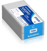Epson C33S020602/SJI-C-22-P-(C) Ink cartridge cyan 32,5ml for Epson TM-C 3500 image