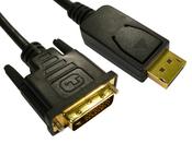 Cables Direct DisplayPort - DVI, 1m DVI-D Black image