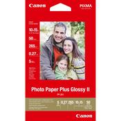 Canon PP-201 Glossy II Photo Paper Plus 4x6" - 50 Sheets image