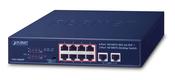 PLANET FSD-1008HP network switch Unmanaged Fast Ethernet (10/100) Power over Ethernet (PoE) 1U Blue image