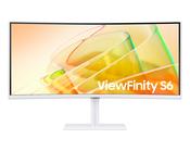 Samsung LS34C650TAU Computer Monitor 86.4 cm (34") 3440 x 1440 pixels 4K Ultra HD LED White image