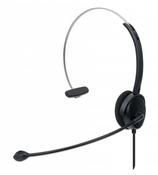 Manhattan Mono On-Ear Headset (USB), Microphone Boom (padded), Retail Box Packaging, Adjustable Headband, In-Line Volume Control, Ear Cushion, USB-A for both sound and mic use, cable 1.5m, Three Year Warranty image