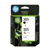 HP 6ZD17AE/305 Printhead cartridge multi pack black + color, 2x120 pages 4ml 120pg + 100pg Pack=2 for HP DeskJet 2710/e/Envy 6020/Envy 6020 e image