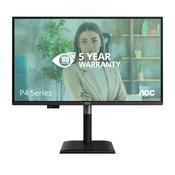 AOC Q27P4U computer monitor 68.6 cm (27") 2560 x 1440 pixels Wide Quad HD Black image