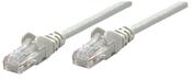 Intellinet Network Patch Cable, Cat6, 0.25m, Grey, CCA, U/UTP, PVC, RJ45, Gold Plated Contacts, Snagless, Booted, Lifetime Warranty image