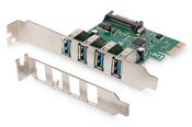 Digitus 4-Port USB 3.0 PCI Express Add-on Card image