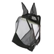 EQUITHÈME Black "Supercut" fly mask [03730692102a]