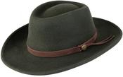 Perth Crushable Felt Hat Green [191BOSTOL] image