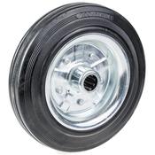 200mm black rubber wheel 20mm steel centre [052798722]