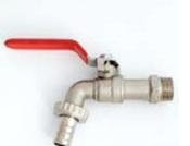 22mm Brass Lever Hose Union Bibcock 3/4" [029LHUB22]