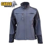 Cargo Cooper Softshell Fleece Jacket Black &amp; Grey
