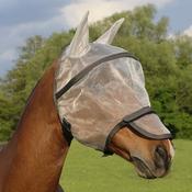 Equitheme Protect Fly Mask With Ears &amp; Nose Protection Silver[37306753103