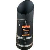21" Moy Fireside Coal Hod Tall - Black with Chrome Trim [17346091] image