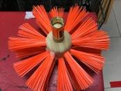 Moy Orange Nylon Sweeps Heads 8" [17318128]