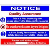 "Quality Assurance" Sign [222A034st]