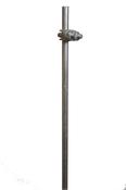 Galvanised Round Earth Bar + Clamp 100cm [029EARTH4]