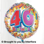 40th Helium Balloon