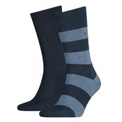 Navy Jeans 2 Pack Rugby Socks - 6-8 image
