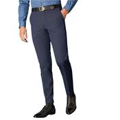 Mens Slim Formal Trousers - Navy - 30W X 32L image