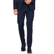 Mens James Tapered Fit Suit Trousers - Navy - 30W X 32L image