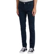 Mens Drake Slim Fit Cotton Twill Trousers - True Navy - 28S image