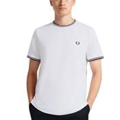 Mens Twin Tipped T-Shirt - White - L image