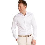 Mens Gentle Twill Slim Fit Formal Shirt - White - 38 image