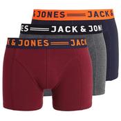 Mens 3-Pack Trunks -  Wine - S image