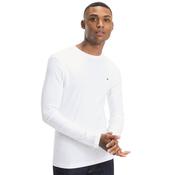 Mens Long Sleeve Organic Cotton T-Shirt - White - XS image