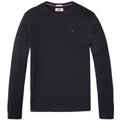 Mens Long Sleeve Slim Fit T-Shirt - Black - M image