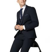 Mens Lazio Suit Jacket - Navy - 46S image