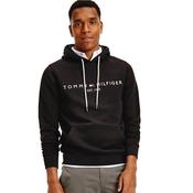 Mens Logo Flex Fleece Hoodie - Jet Black - XS image