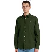 Mens Brewer Slim Fit Oxford Shirt - Evergreen - 2XS image