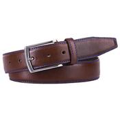 Mens Genuine Leather Belt - Cognac - 90 image