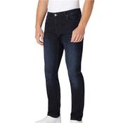 Mens Slim Fit Cotton-Stretch Jeans - Navy - 38W X 30L image