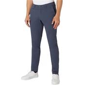 Mens Slim Fit Cotton-Stretch Chinos - Blue - 32W X 32L image