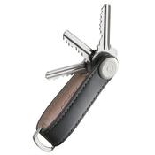 Leather Key Organiser - Charcoal - One
